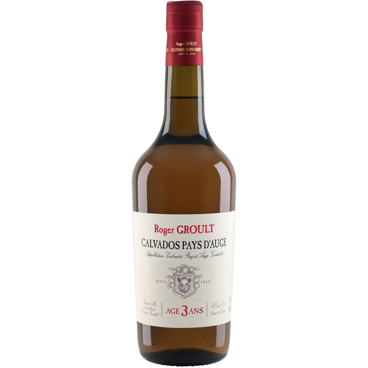 Calvados Roger Groult 3ans 40% 70cl