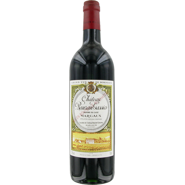 Chateau Rauzan Gassies - Margaux 2018