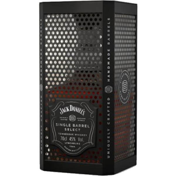 Whiskey Jack Daniel's Single Barrel Metal Cage - 45% 70cl